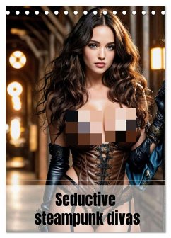 Cover Seductive steampunk divas (Desk Calendar 2026 DIN A5 portrait), CALVENDO 12 Month DeskCalendar