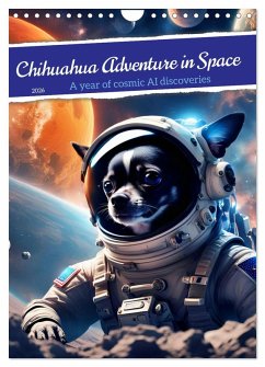 Chihuahua Adventure in Space (Wall Calendar 2026 DIN A4 portrait), CALVENDO 12 Month Wall Calendar Chihuahua Adventure in Space (Wall Calendar 2026 DIN A4 portrait), CALVENDO 12 Month Wall Calendar