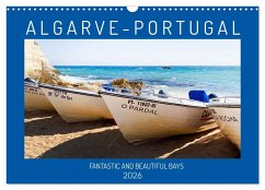 Cover ALGARVE PORTUGAL FANTASTIC AND BEAUTIFUL BAYS (Wall Calendar 2026 DIN A3 landscape), CALVENDO 12 Month Wall Calendar