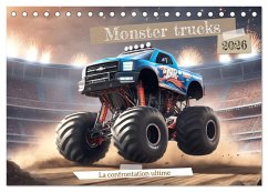 Monster trucks La confrontation ultime (Calendrier de bureau 2026 DIN A5 vertical), CALVENDO calendrier mensuel