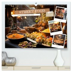Cover STREET FOOD Impressions around the world (High Quality Premium Wall Calendar 2026 DIN A2 landscape),CALVENDO 12 Month Wall Calendar