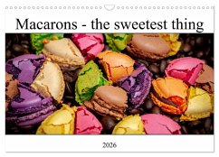 Cover Macarons - the sweetest thing (Wall Calendar 2026 DIN A3 landscape), CALVENDO 12 Month Wall Calendar