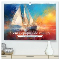 Cover Scènes épiques de voiliers (Calendrier mural 2026 DIN A2 vertical) calendrier de bureau
