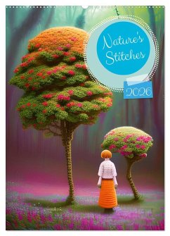 Nature's Stitches (Wall Calendar 2026 DIN A2 portrait), CALVENDO 12 Month Wall Calendar Nature's Stitches (Wall Calendar 2026 DIN A2 portrait), CALVENDO 12 Month Wall Calendar