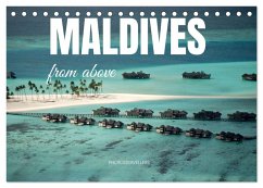 Cover Maldives from above (Desk Calendar 2026 DIN A5 landscape), CALVENDO 12 Month DeskCalendar