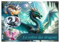 Cover La colère des dragons (Calendrier mural 2026 DIN A4 vertical), CALVENDO calendrier mensuel