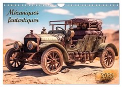 Cover Mécaniques fantastiques (Calendrier mural 2026 DIN A4 vertical), CALVENDO calendrier mensuel