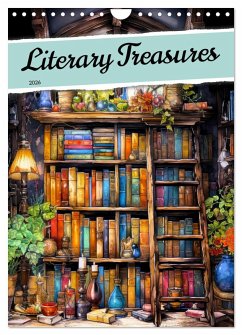 Literary Treasures (Wall Calendar 2026 DIN A4 portrait), CALVENDO 12 Month Wall Calendar