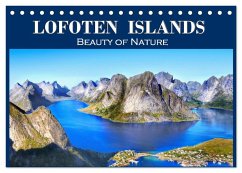 Lofoten Islands, Beauty of Nature (Desk Calendar 2026 DIN A5 landscape), CALVENDO 12 Month DeskCalendar