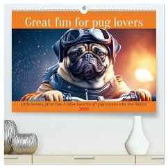 Great fun for pug lovers (High Quality Premium Wall Calendar 2026 DIN A2 landscape),CALVENDO 12 Month Wall Calendar Great fun for pug lovers (High Quality Premium Wall Calendar 2026 DIN A2 landscape),CALVENDO 12 Month Wall Calendar