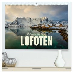 Cover Réflexions dans les îles Lofoten (Calendrier mural 2026 DIN A2 vertical) calendrier de bureau