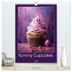 Cover Yummy Cupcakes (High Quality Premium Wall Calendar 2026 DIN A2 portrait),CALVENDO 12 Month Wall Calendar