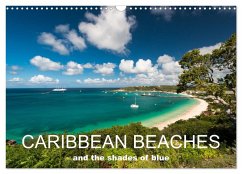 Cover Caribbean beaches and the shades of blue (Wall Calendar 2026 DIN A3 landscape), CALVENDO 12 Month Wall Calendar