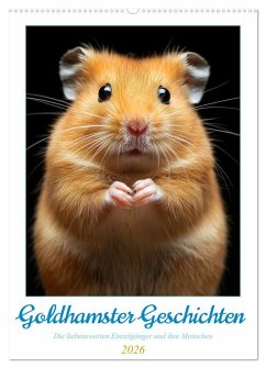 Goldhamster Geschichten (Wandkalender 2026 DIN A2 hoch), CALVENDO Monatskalender Goldhamster Geschichten (Wandkalender 2026 DIN A2 hoch), CALVENDO Monatskalender