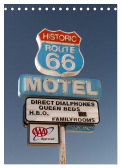 Cover Historic Route 66 Motel (Desk Calendar 2026 DIN A5 portrait), CALVENDO 12 Month DeskCalendar