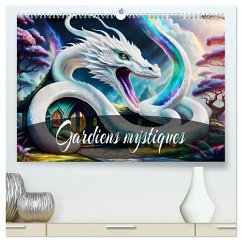 Gardiens mystiques (Calendrier mural 2026 DIN A2 vertical) calendrier de bureau