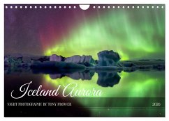 Cover Iceland Aurora - Night Photography by Tony Prower (Wall Calendar 2026 DIN A4 landscape), CALVENDO 12 Month Wall Calendar
