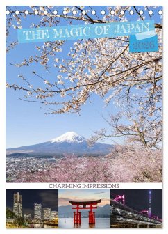 THE MAGIC OF JAPAN Charming impressions (Desk Calendar 2026 DIN A5 portrait), CALVENDO 12 Month DeskCalendar