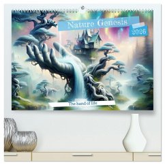 Cover Nature Genesis - The hand of life (High Quality Premium Wall Calendar 2026 DIN A2 landscape),CALVENDO 12 Month Wall Calendar