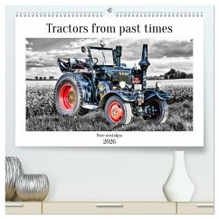 Cover Tractors from past times (High Quality Premium Wall Calendar 2026 DIN A2 landscape),CALVENDO 12 Month Wall Calendar