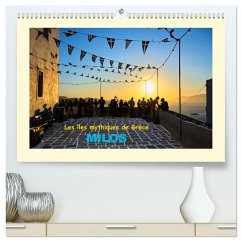 Cover Les îles mythiques de Grèce - MILOS (Calendrier mural 2026 DIN A2 vertical) calendrier de bureau