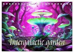 Intergalactic garden (Desk Calendar 2026 DIN A5 landscape), CALVENDO 12 Month DeskCalendar