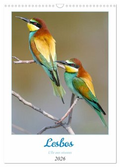 Lesbos l'île aux oiseaux (Calendrier mural 2026 DIN A3 horizontal), CALVENDO calendrier mensuel