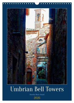 Cover Umbrian Bell Towers (Wall Calendar 2026 DIN A3 portrait), CALVENDO 12 Month Wall Calendar