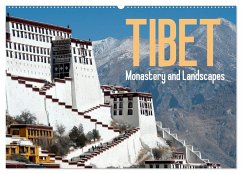 Cover Tibet Monastery and landscapes (Wall Calendar 2026 DIN A2 landscape), CALVENDO 12 Month Wall Calendar