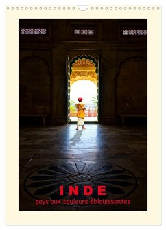 Cover INDE pays aux couleurs éblouissantes (Calendrier mural 2026 DIN A3 horizontal), CALVENDO calendrier mensuel