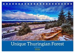 Unique Thuringian Forest (Desk Calendar 2026 DIN A5 landscape), CALVENDO 12 Month DeskCalendar