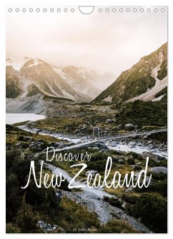 Cover Discover New Zealand (Wall Calendar 2026 DIN A4 portrait), CALVENDO 12 Month Wall Calendar