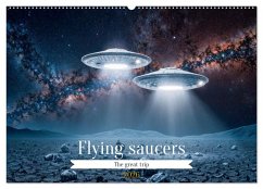 Flying saucers - The great journey (Wall Calendar 2026 DIN A2 landscape), CALVENDO 12 Month Wall Calendar