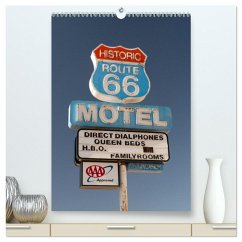 Cover Historic Route 66 Motel (High Quality Premium Wall Calendar 2026 DIN A2 portrait),CALVENDO 12 Month Wall Calendar