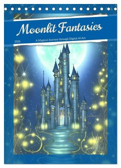 Cover Moonlit Fantasies (Desk Calendar 2026 DIN A5 portrait), CALVENDO 12 Month DeskCalendar