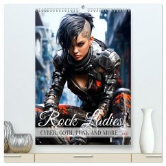 ROCK LADIES Cyber, goth, punk and more (High Quality Premium Wall Calendar 2026 DIN A2 portrait),CALVENDO 12 Month Wall Calendar