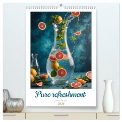 Cover Pure refreshment - Infused water (High Quality Premium Wall Calendar 2026 DIN A2 portrait),CALVENDO 12 Month Wall Calendar