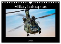 Military helicopters (Wall Calendar 2026 DIN A4 landscape), CALVENDO 12 Month Wall Calendar