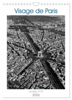 Cover Visage de Paris, années 1970 (Calendrier mural 2026 DIN A4 horizontal), CALVENDO calendrier mensuel