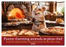 Funny charming animals as pizza chef... - Bild 1