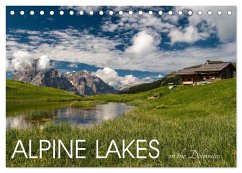 Cover Alpine lakes on the Dolomites (Desk Calendar 2026 DIN A5 landscape), CALVENDO 12 Month DeskCalendar