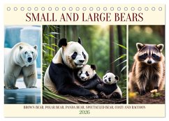 Cover Small and large bears (Desk Calendar 2026 DIN A5 landscape), CALVENDO 12 Month DeskCalendar