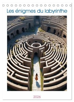 Les énigmes du labyrinthe (Calendrier de bureau 2026 DIN A5 horizontal), CALVENDO calendrier mensuel Les énigmes du labyrinthe (Calendrier de bureau 2026 DIN A5 horizontal), CALVENDO calendrier mensuel