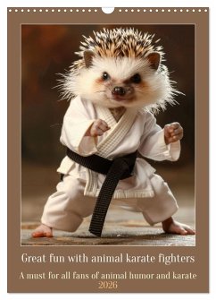Great fun with animal karate fighters (Wall Calendar 2026 DIN A3 portrait), CALVENDO 12 Month Wall Calendar Great fun with animal karate fighters (Wall Calendar 2026 DIN A3 portrait), CALVENDO 12 Month Wall Calendar