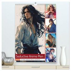 Seductive Anime Men (High Quality Premium Wall Calendar 2026 DIN A2 portrait),CALVENDO 12 Month Wall Calendar