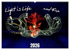 Cover Light is Life and Fun (Wall Calendar 2026 DIN A2 landscape), CALVENDO 12 Month Wall Calendar