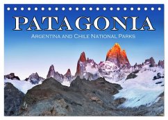 Cover Patagonia, Argentina and Chile National Parks (Desk Calendar 2026 DIN A5 landscape), CALVENDO 12 Month DeskCalendar