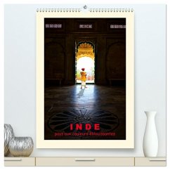 Cover INDE pays aux couleurs éblouissantes (Calendrier mural 2026 DIN A2 horizontal) calendrier de bureau