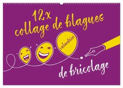 Cover 12 x collage de blagues - calendrier de bricolage (Calendrier mural 2026 DIN A2 vertical), CALVENDO calendrier mensuel