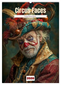 Cover Circus Faces (Wall Calendar 2026 DIN A2 portrait), CALVENDO 12 Month Wall Calendar